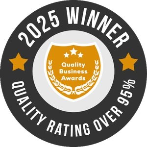 Quality Business Awards 2025 winner badge