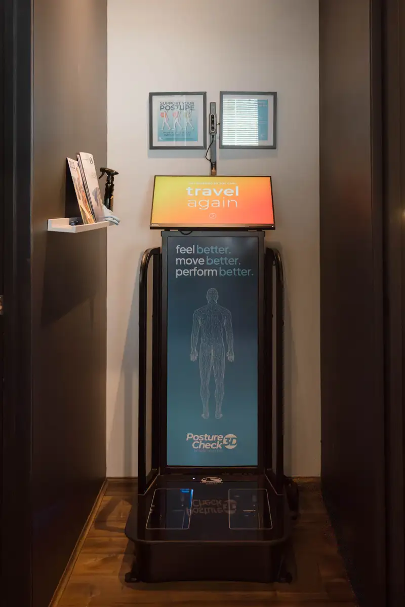 The posture station in the clinic